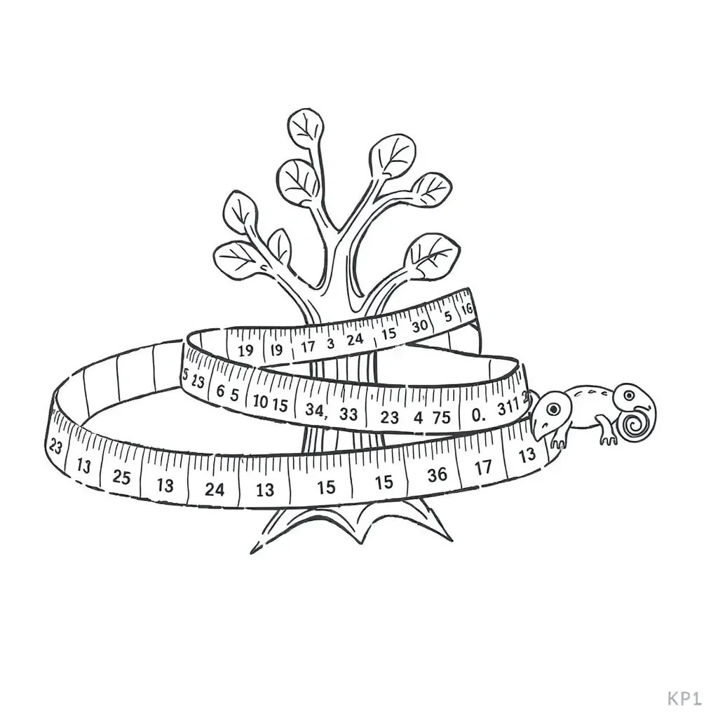 Ruler and measuring tape illustration