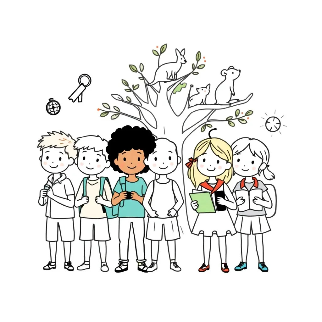 Worksheet illustration