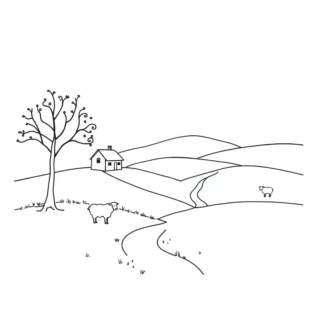 Adventure story illustration