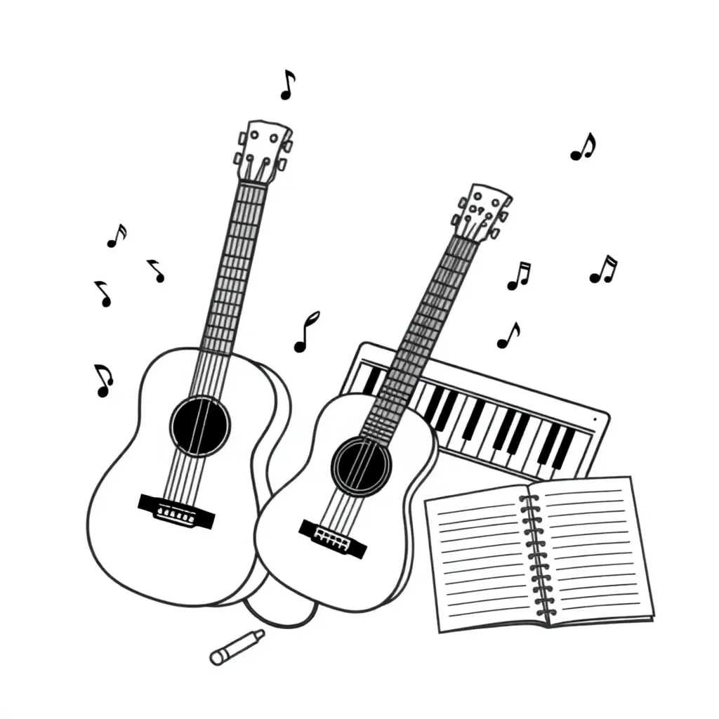 Musical notes and songwriting tools