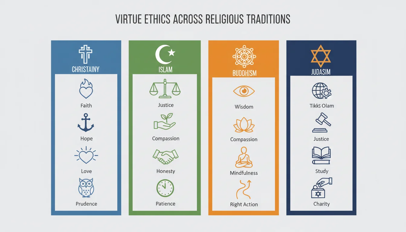 Virtue Ethics Across Religions