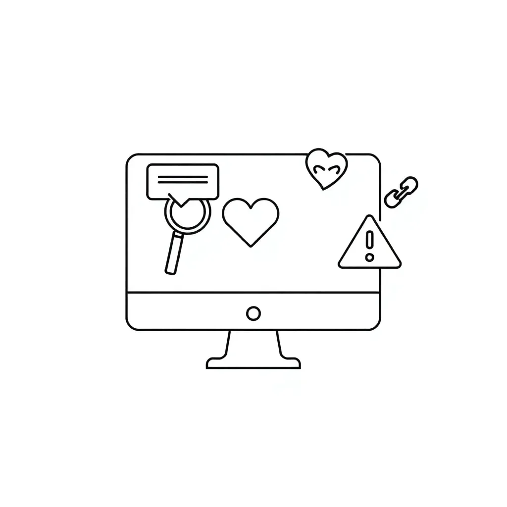 Online safety illustration