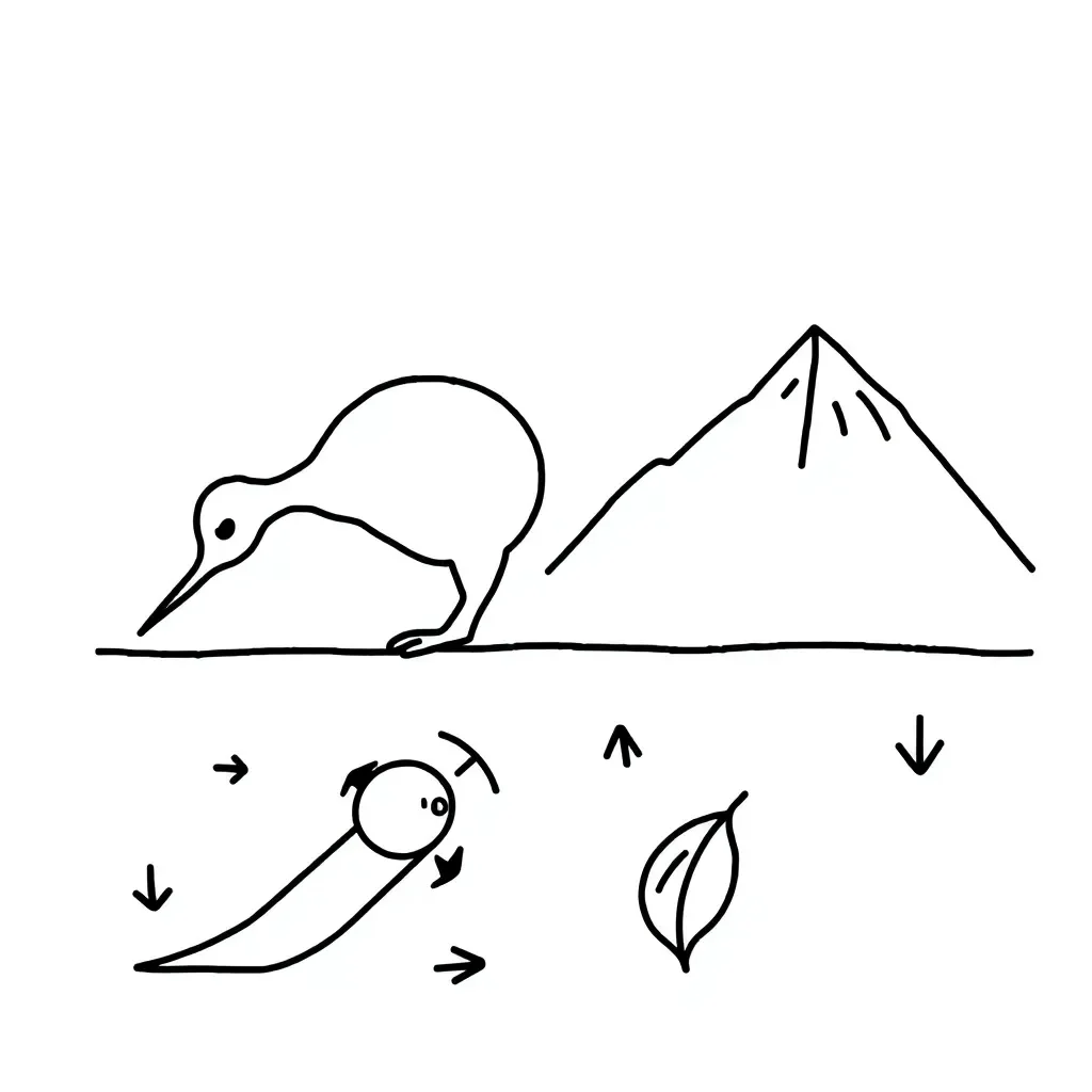 Forces and motion illustration