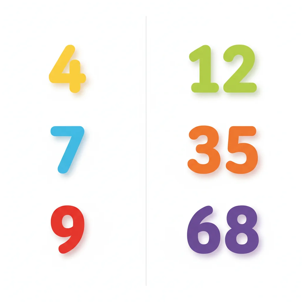 One Digit vs Two Digits