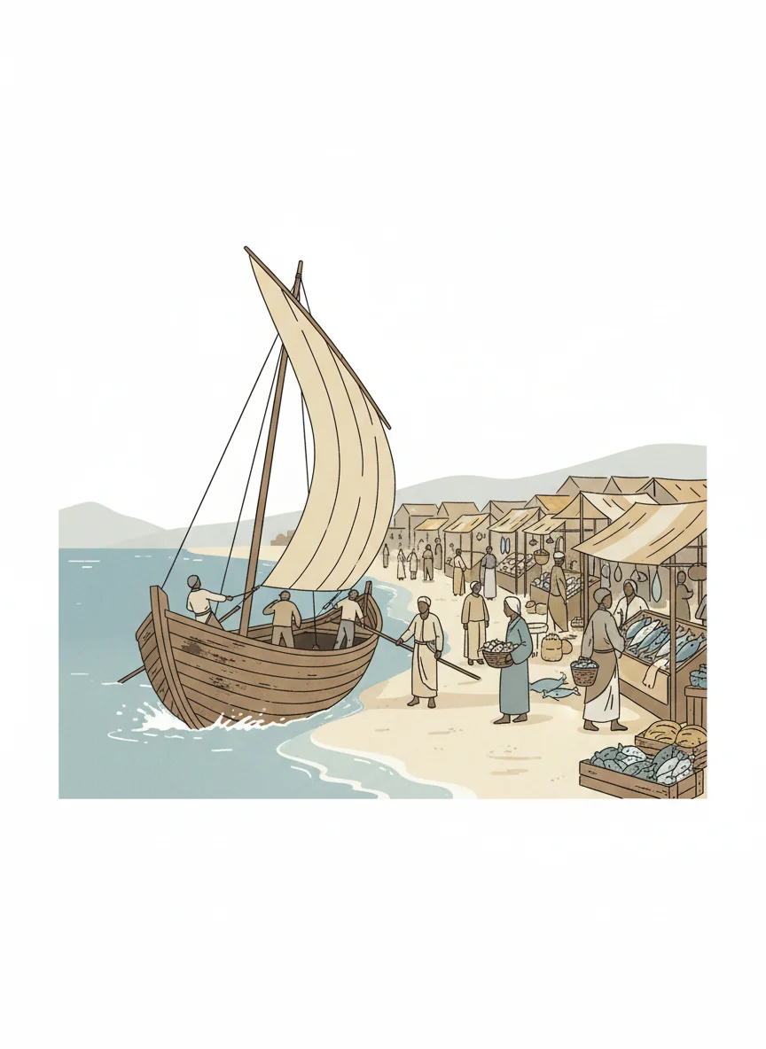 Arriving at Market