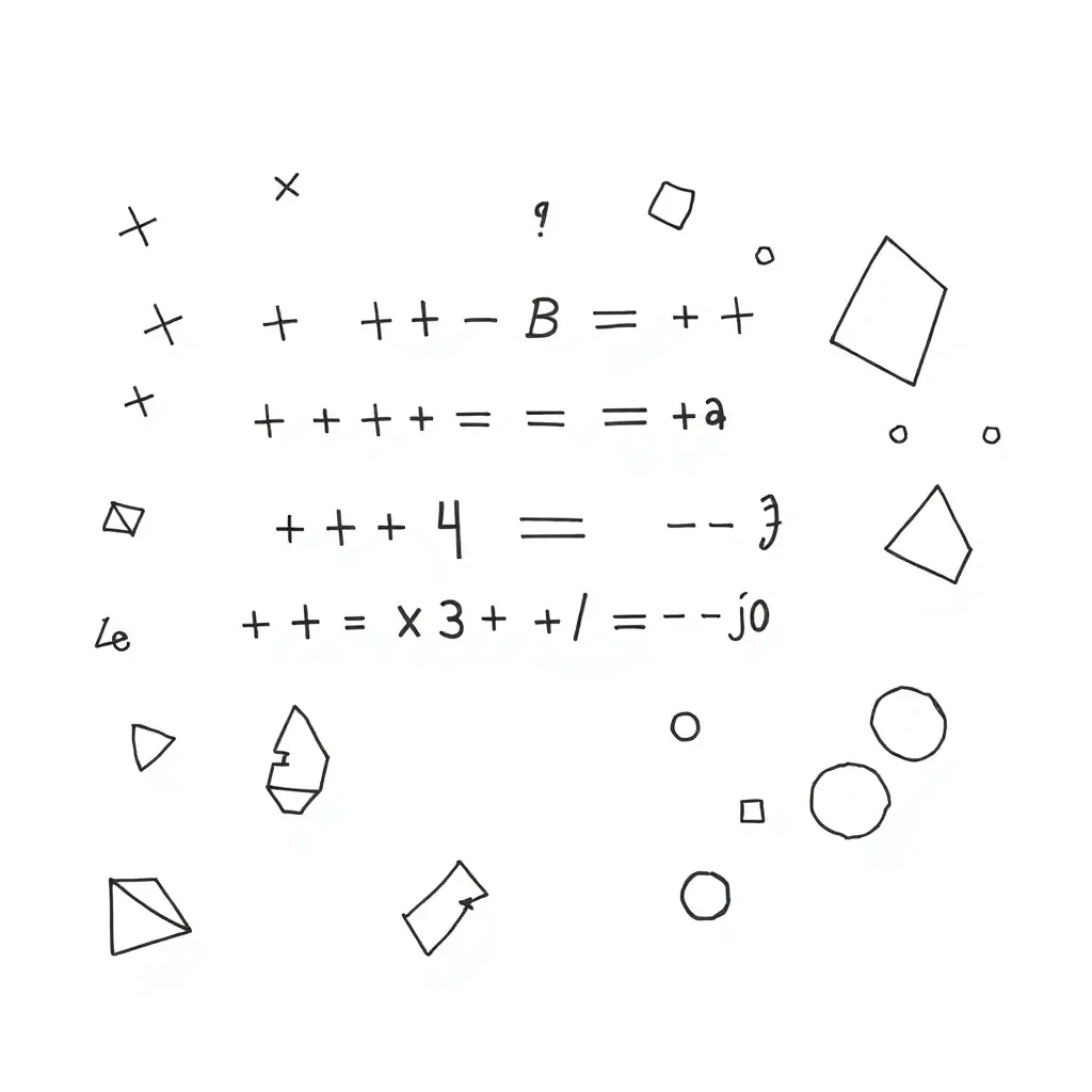 Algebraic expressions and equations illustration