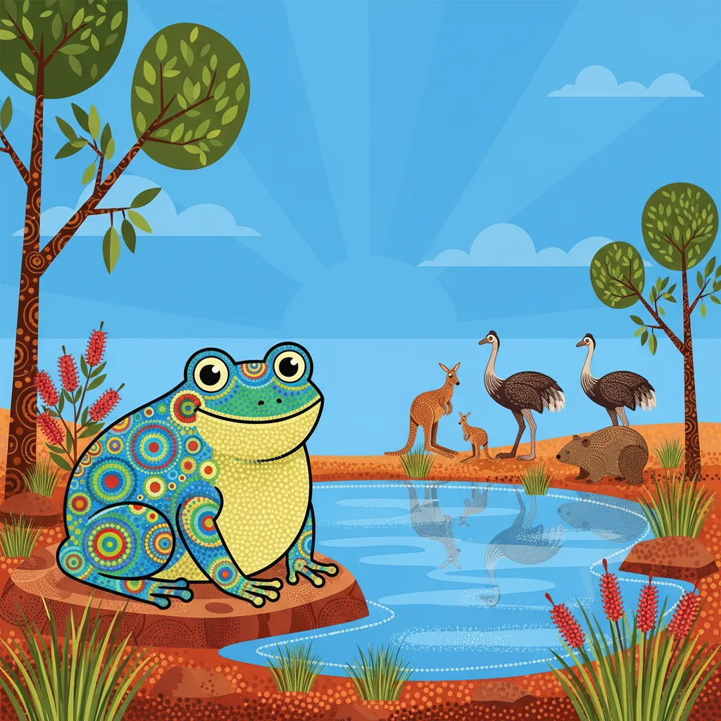 Tiddalick the Greedy Frog Story