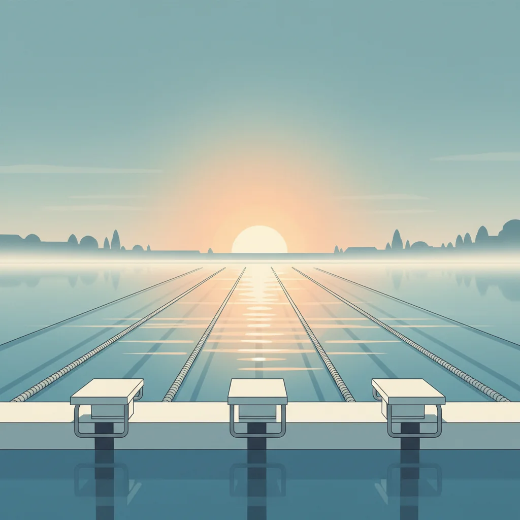 What time do you think swimmers wake up?