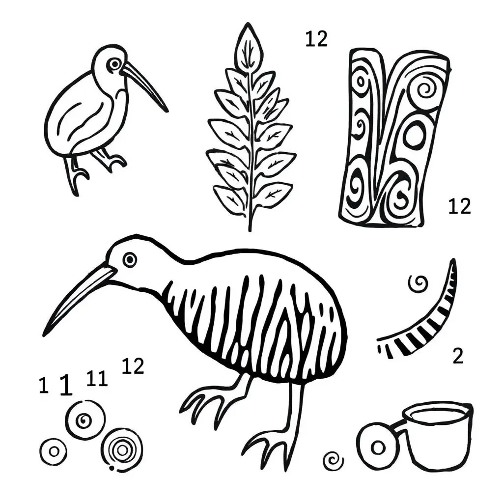 Calculator and decimal numbers illustration
