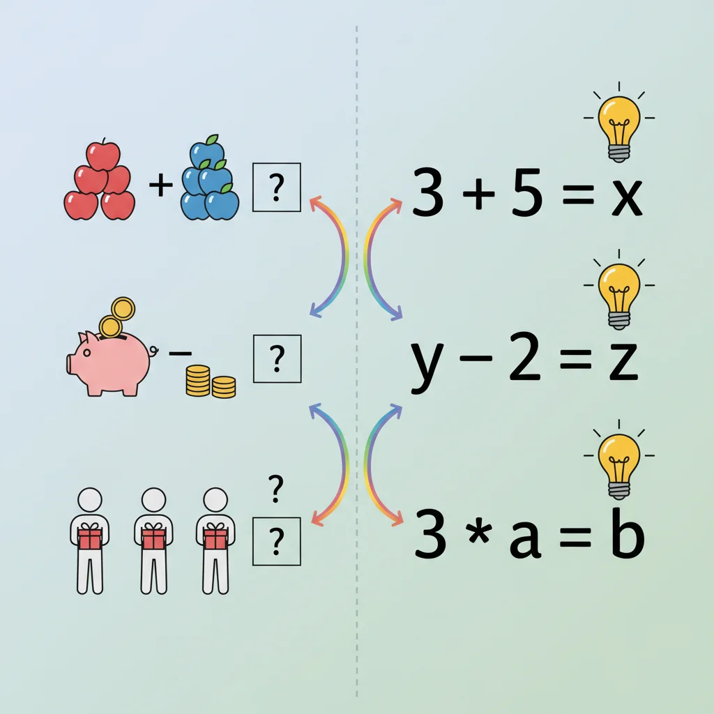 Words to Algebra Translation