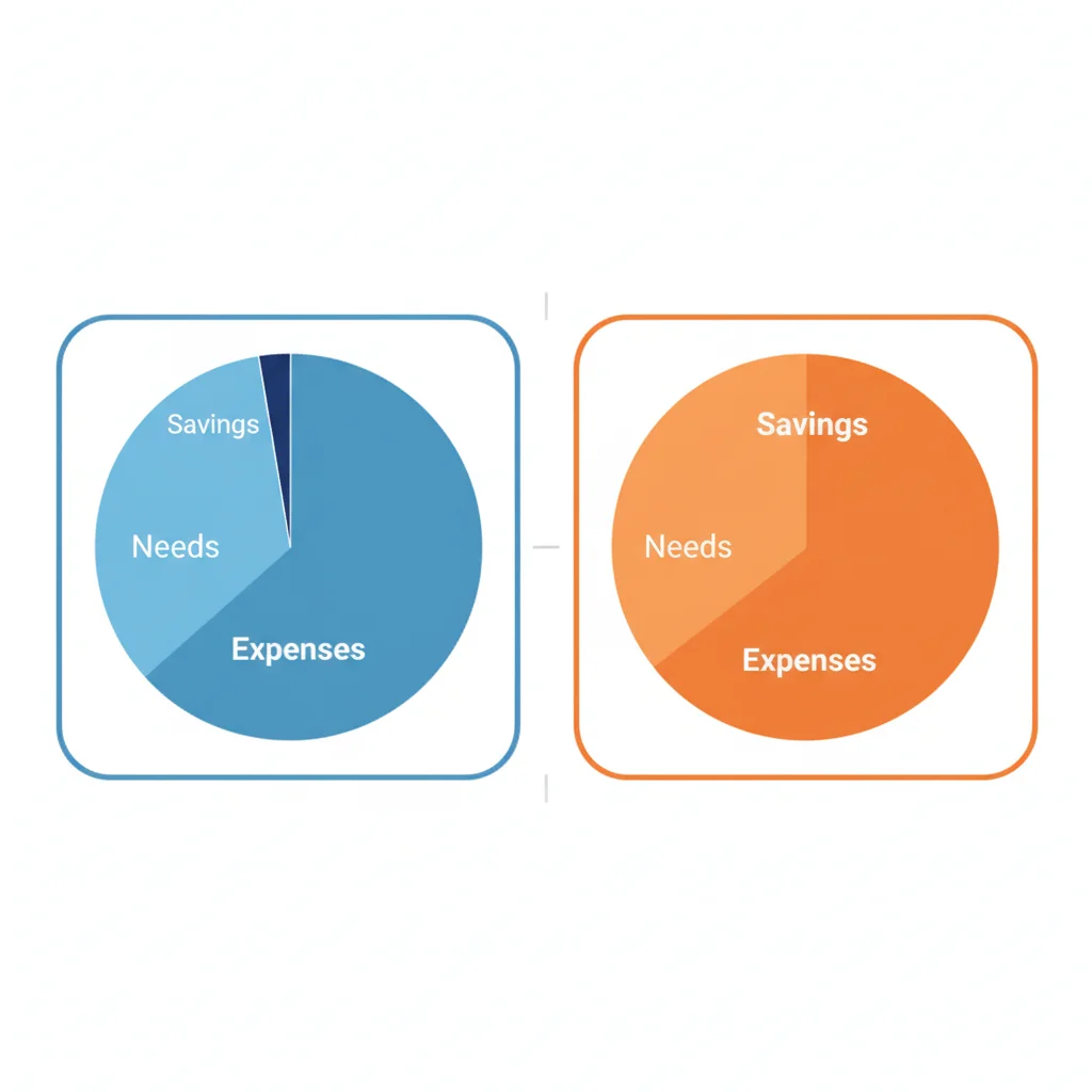 Budget Comparison: With vs Without Pay-Yourself-First