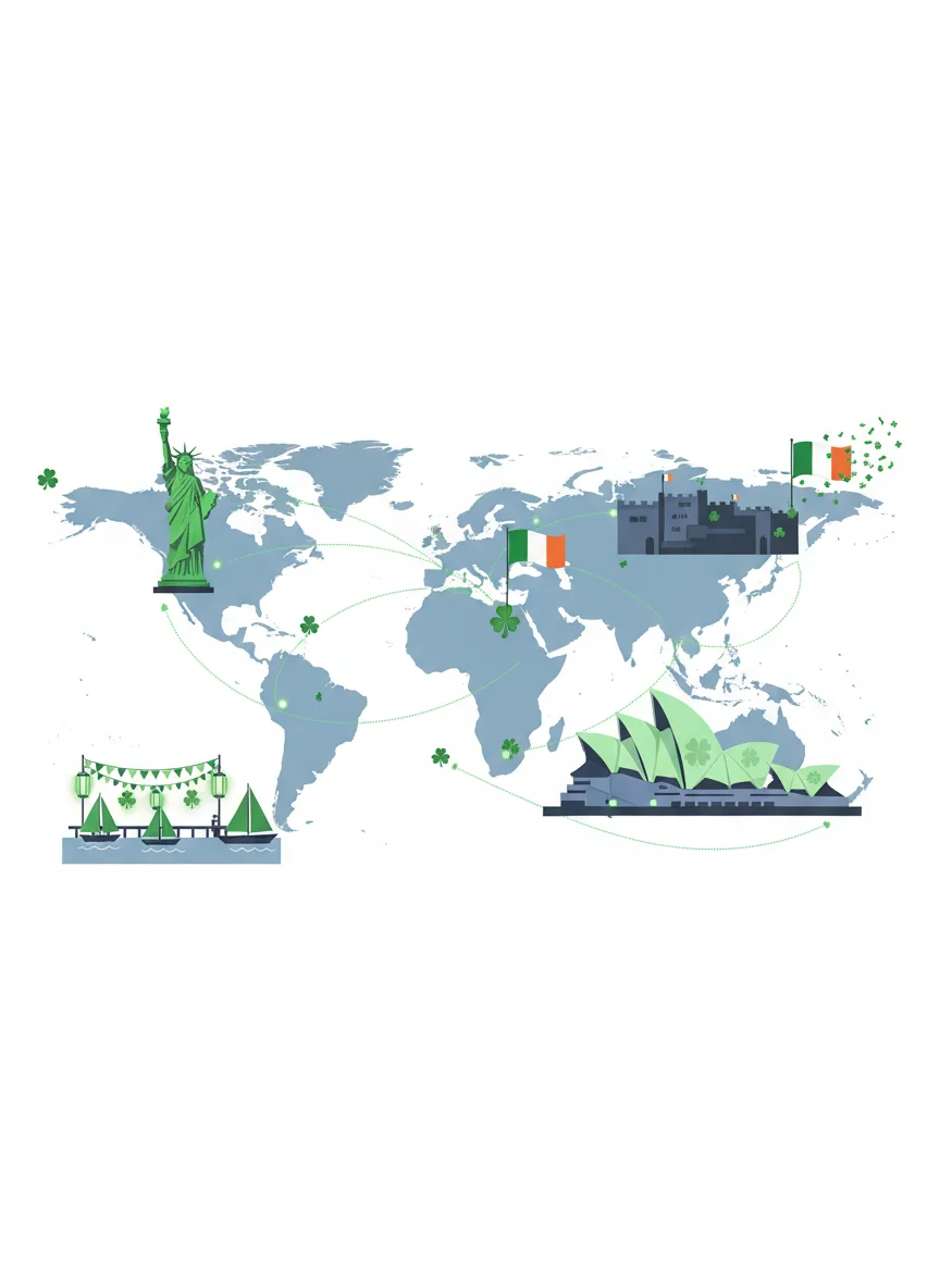 St Patrick's Day Around the World