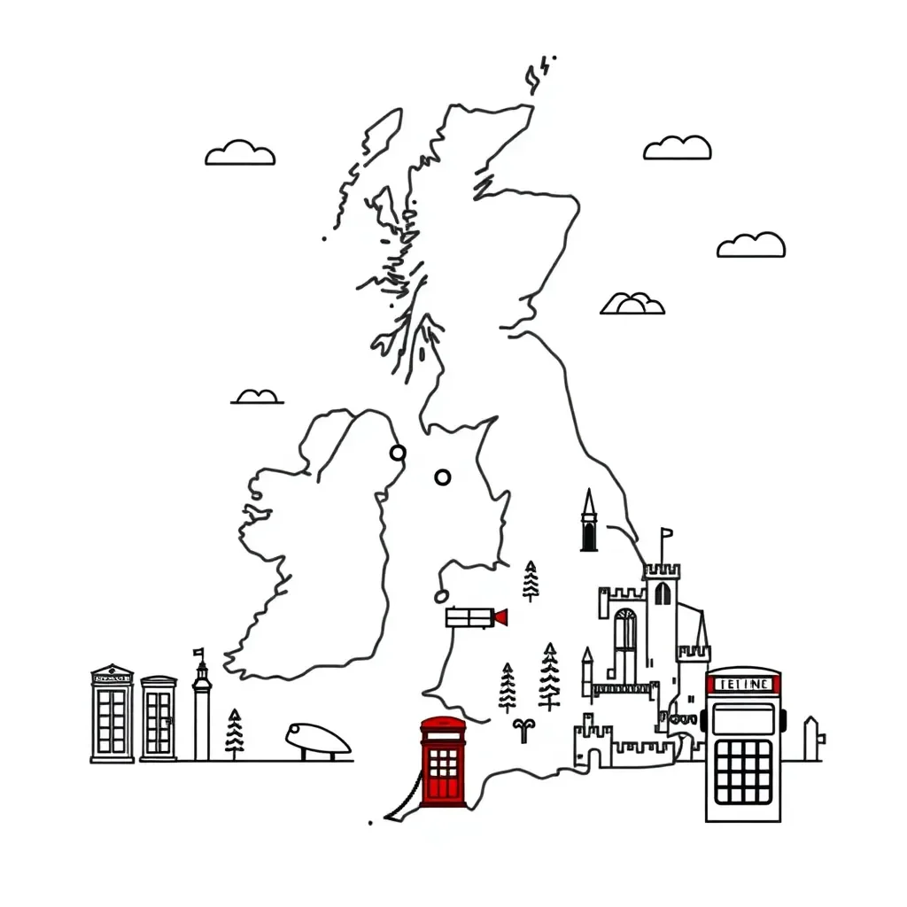 Fortnite map illustration