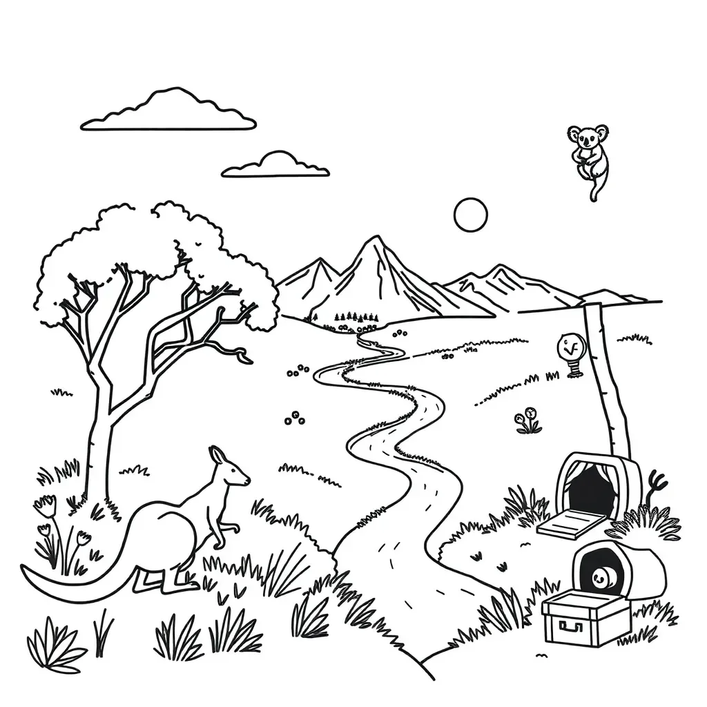 Fantasy adventure scene with dragons and heroes