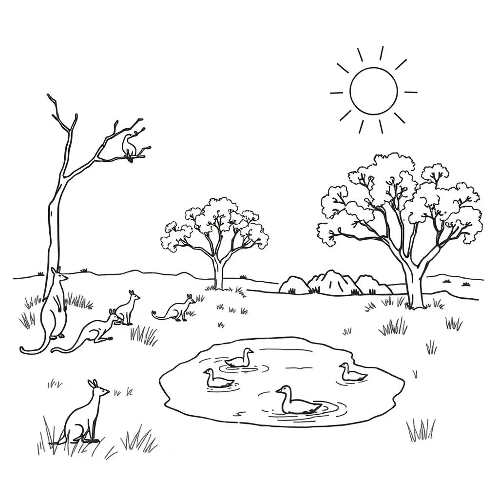 Mathematical story problems illustration
