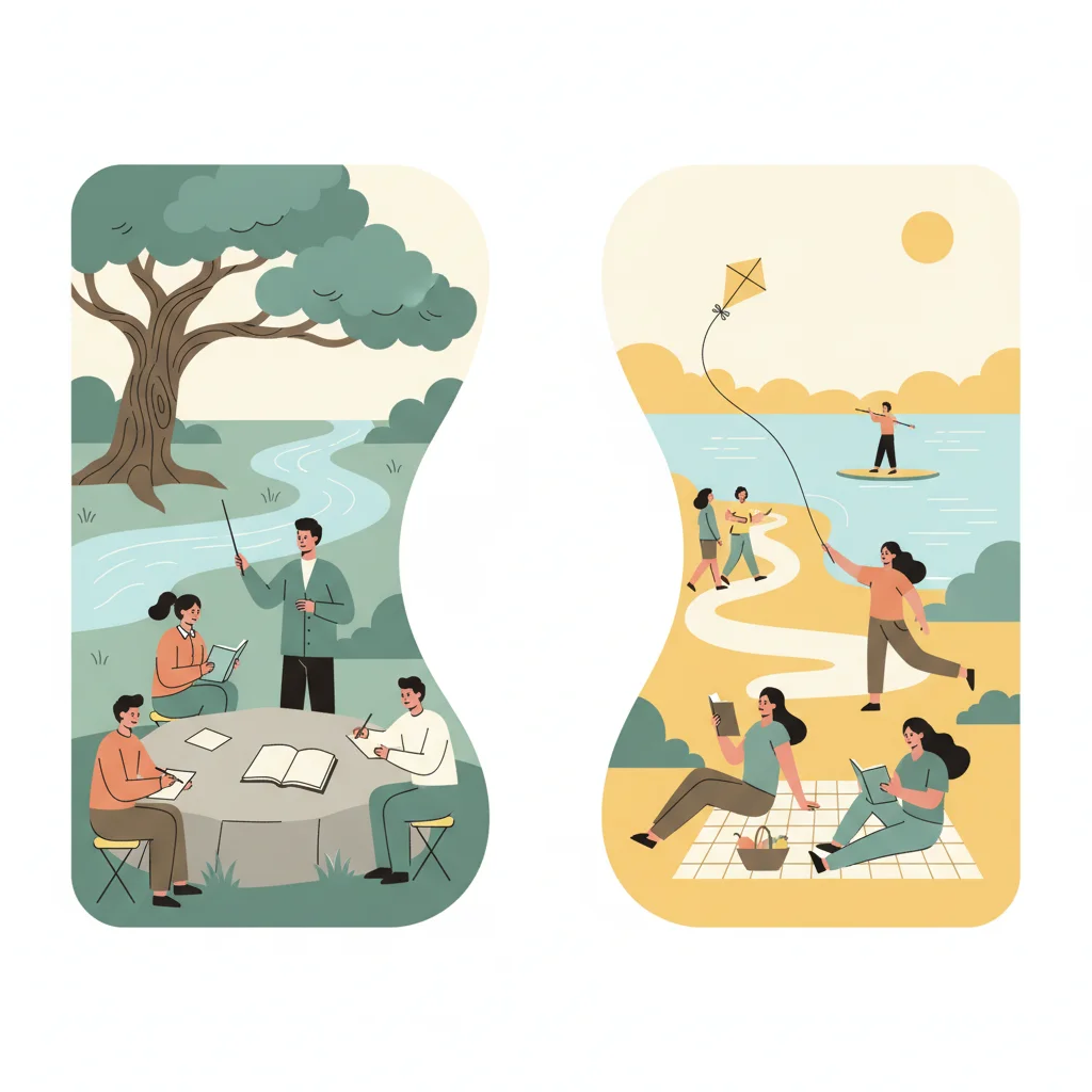 Outdoor Education vs Recreation