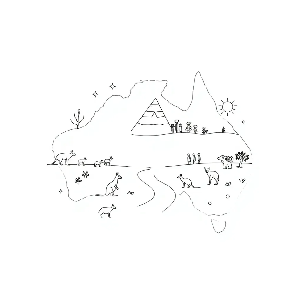 Ancient Egyptian pyramids and sphinx