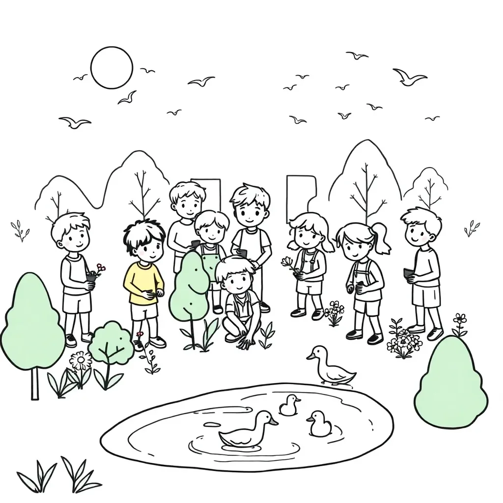 Worksheet illustration