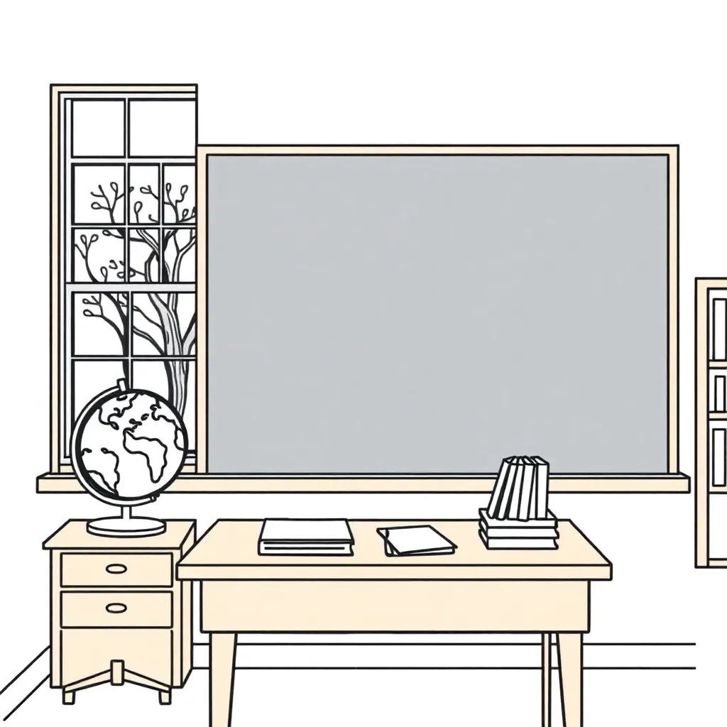Books and reading illustration