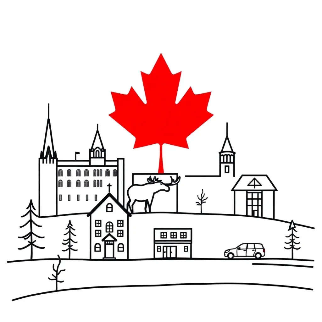 Alberta Legislative Building with government officials