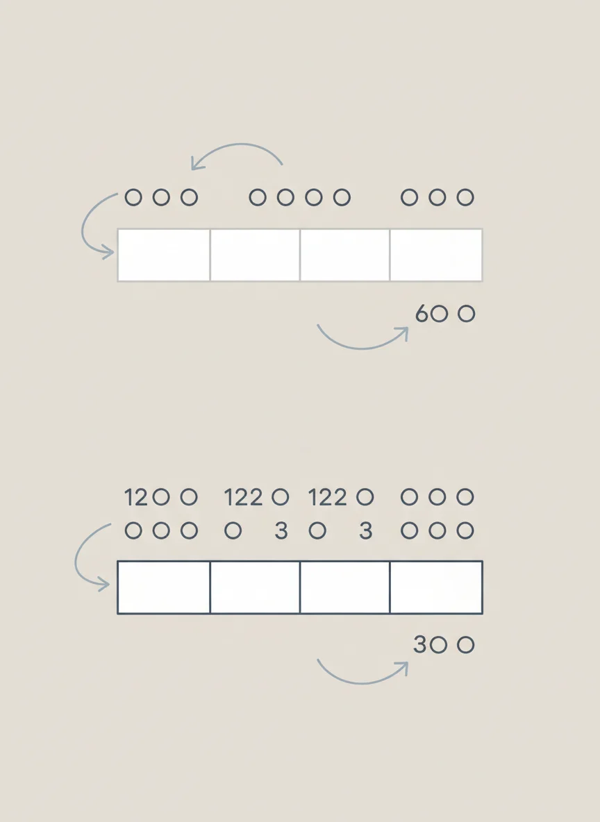 Division Equations from the Same Model