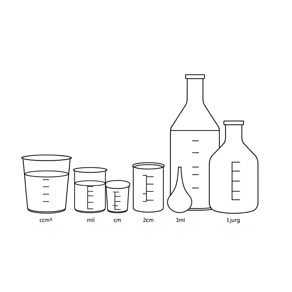 Volume conversion illustration
