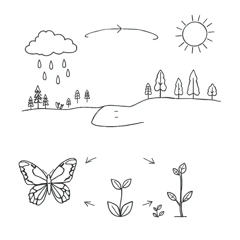 Environmental cycles illustration