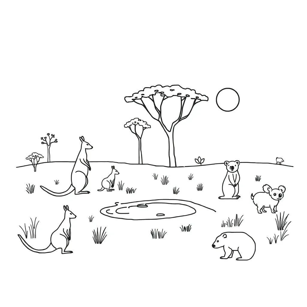 Students reading books illustration