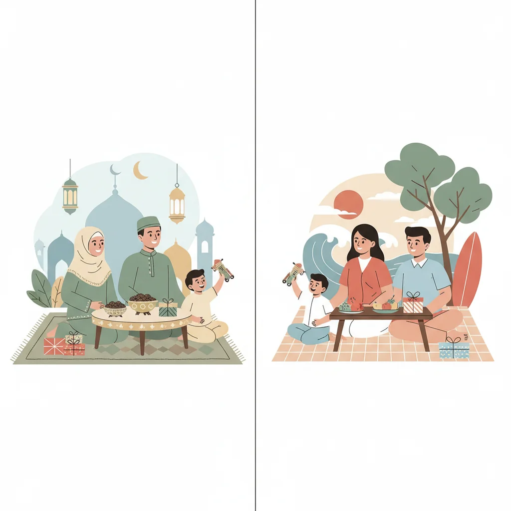 Idul Fitri vs Australian Celebrations