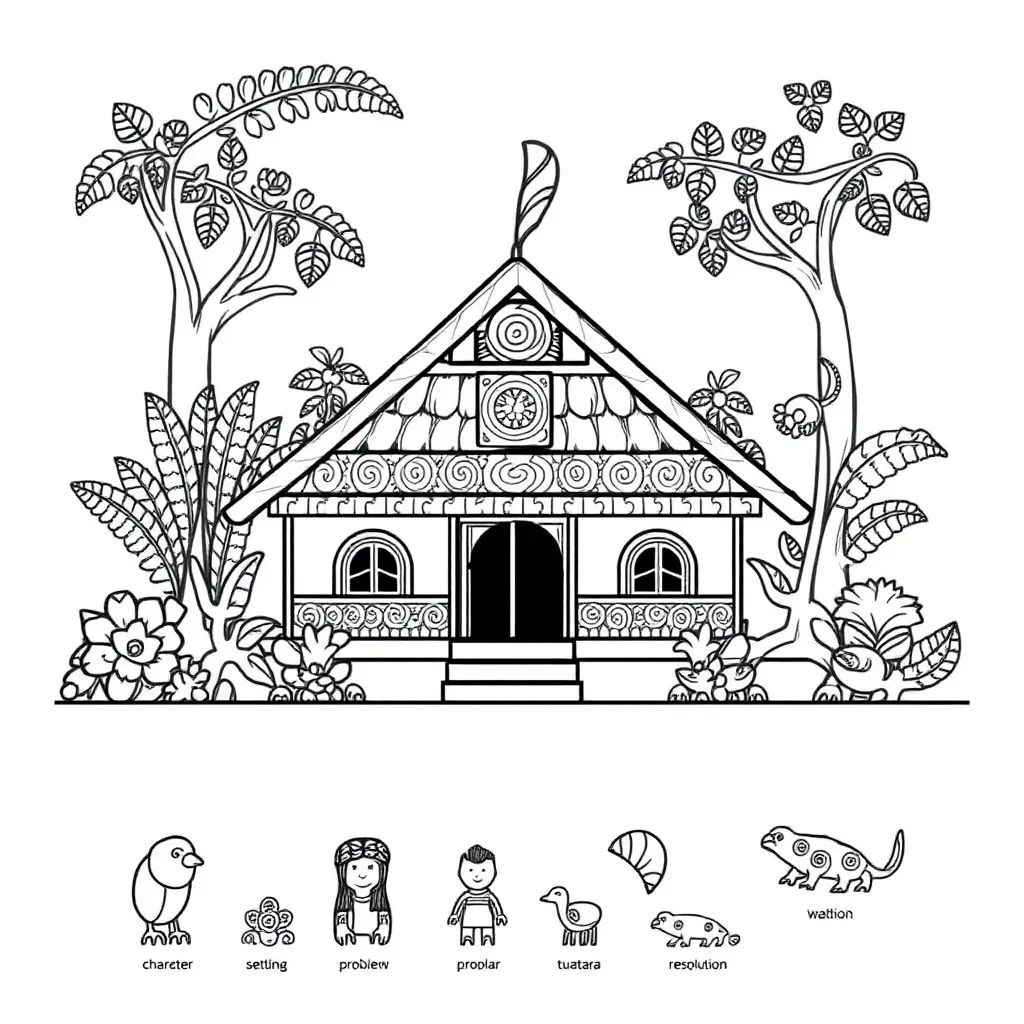 Story development cards illustration