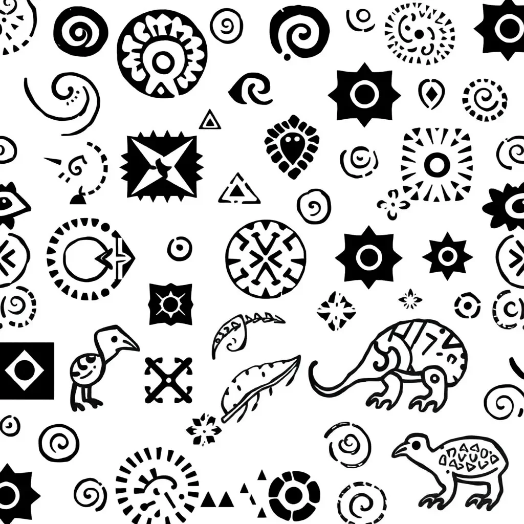 Patterns and shapes with animals