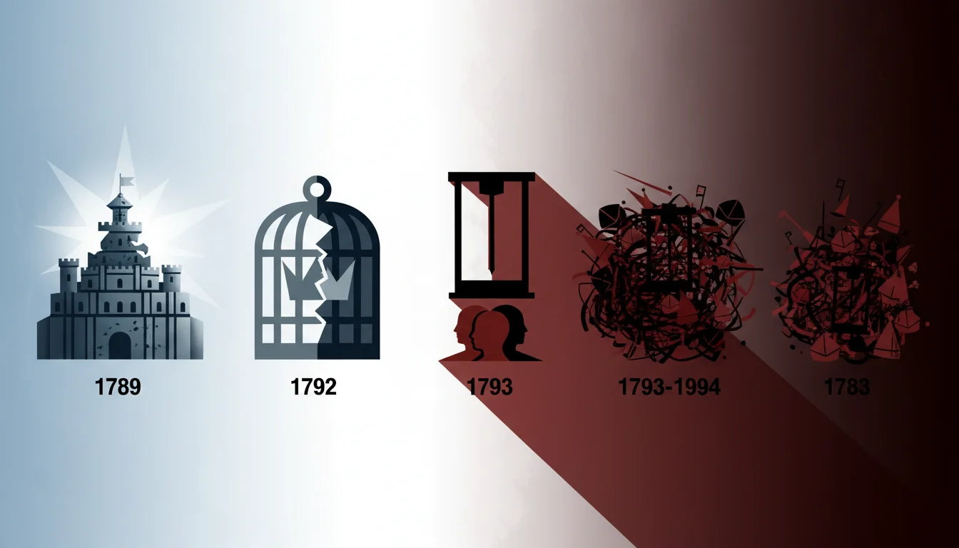 The Reign of Terror Timeline