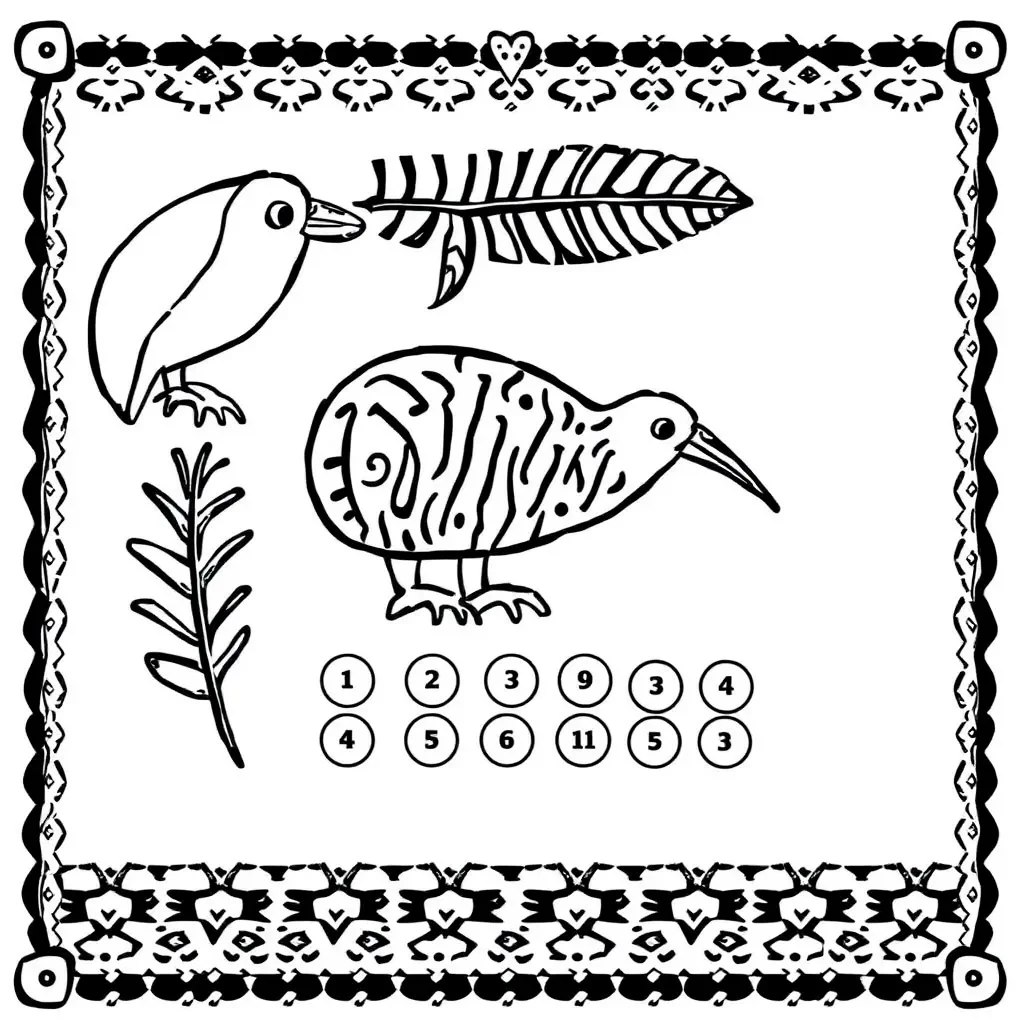 Multiplication arrays and numbers illustration
