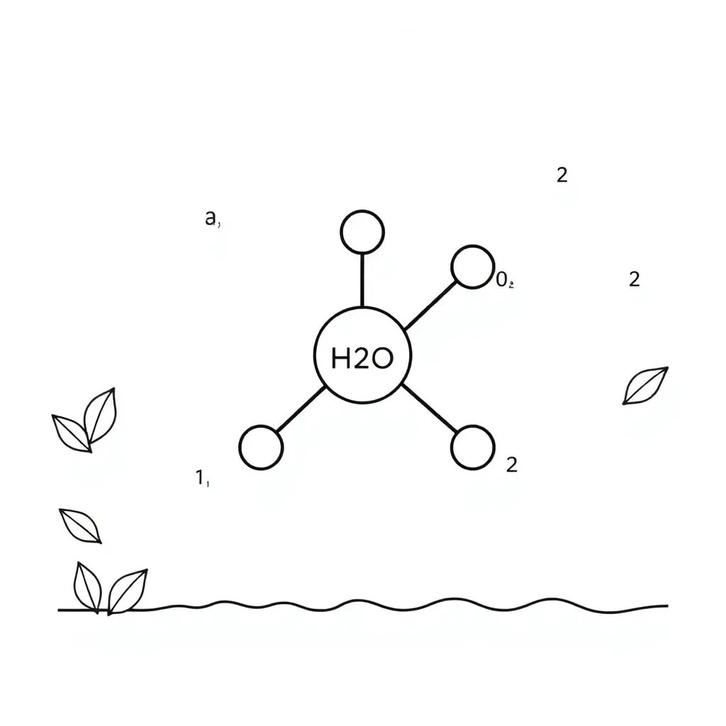 Molecules sharing electrons