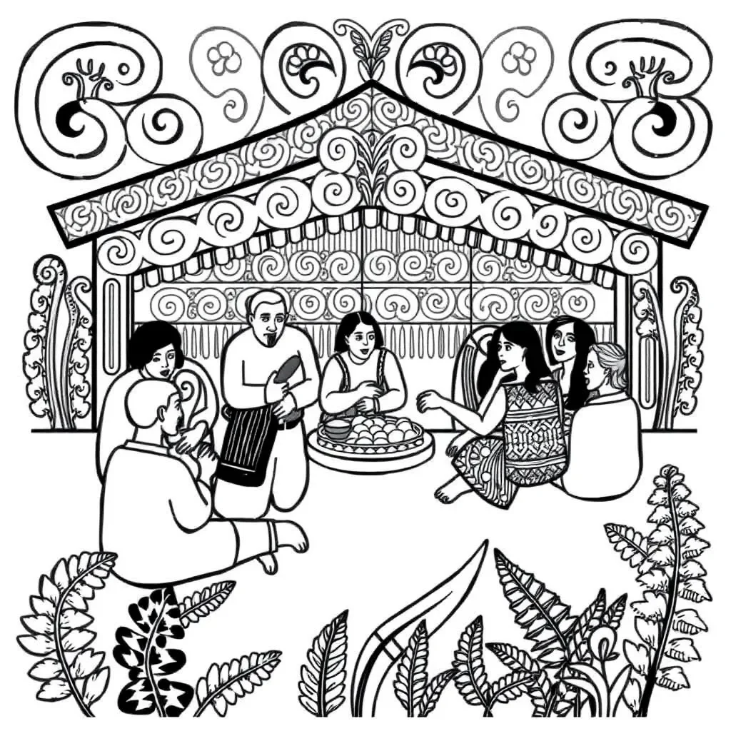 Whānau connections illustration