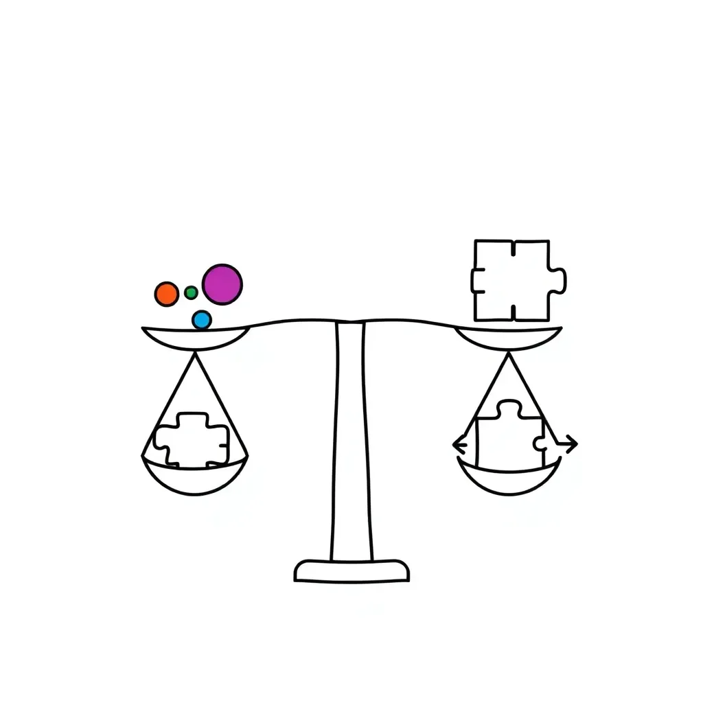 Mathematical variables and equations illustration