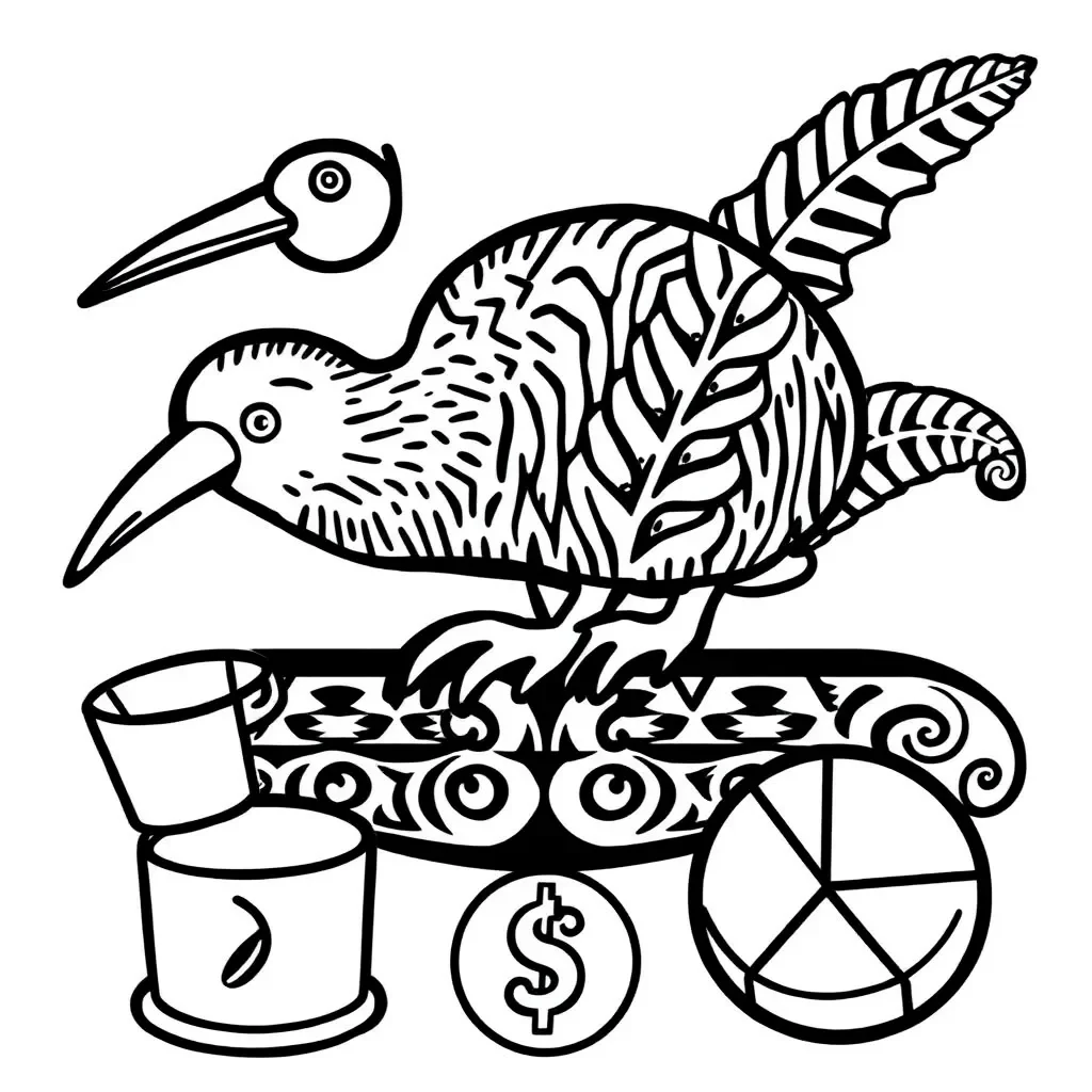 Calculator and decimal numbers illustration
