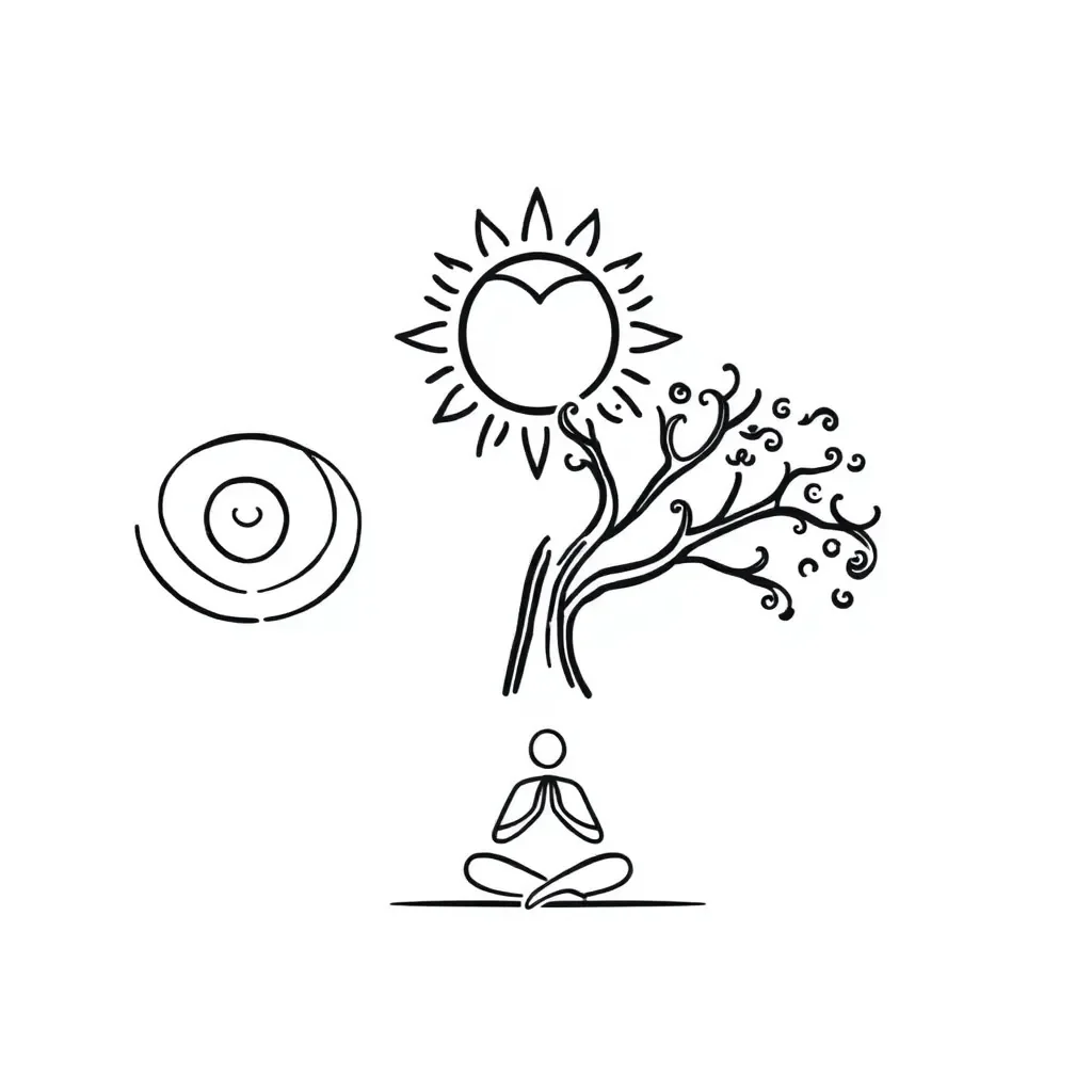 Te taha wairua spiritual wellbeing illustration