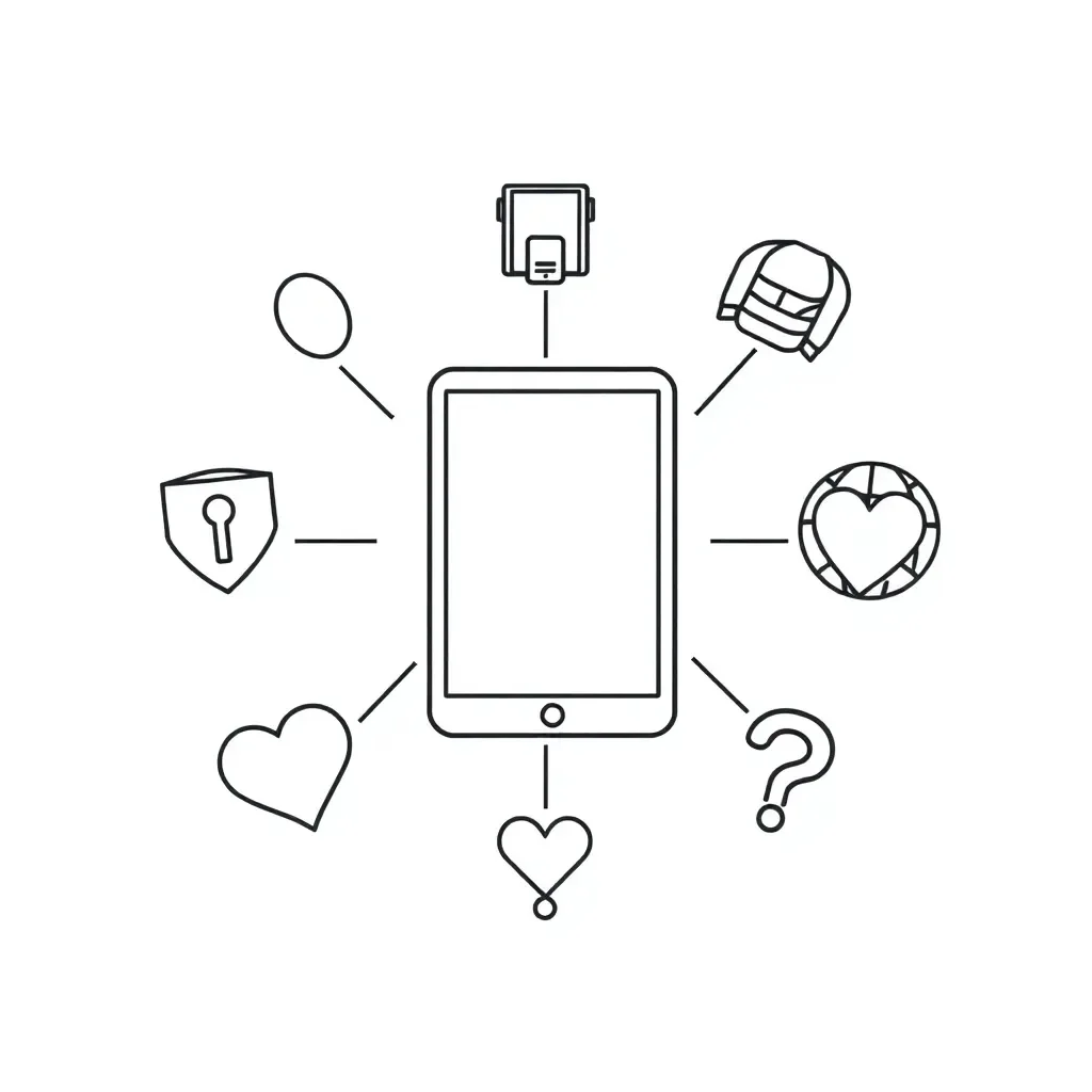 Digital identity illustration
