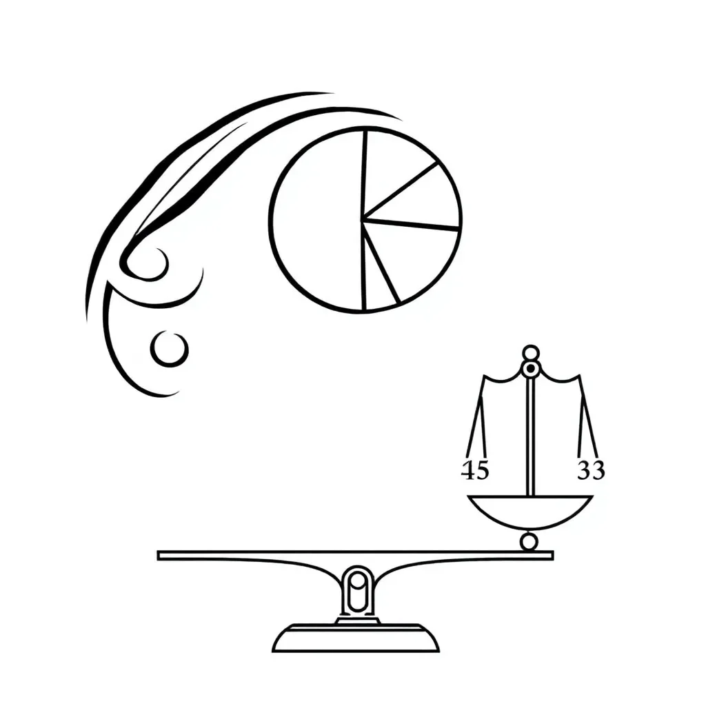 Fraction vocabulary illustration