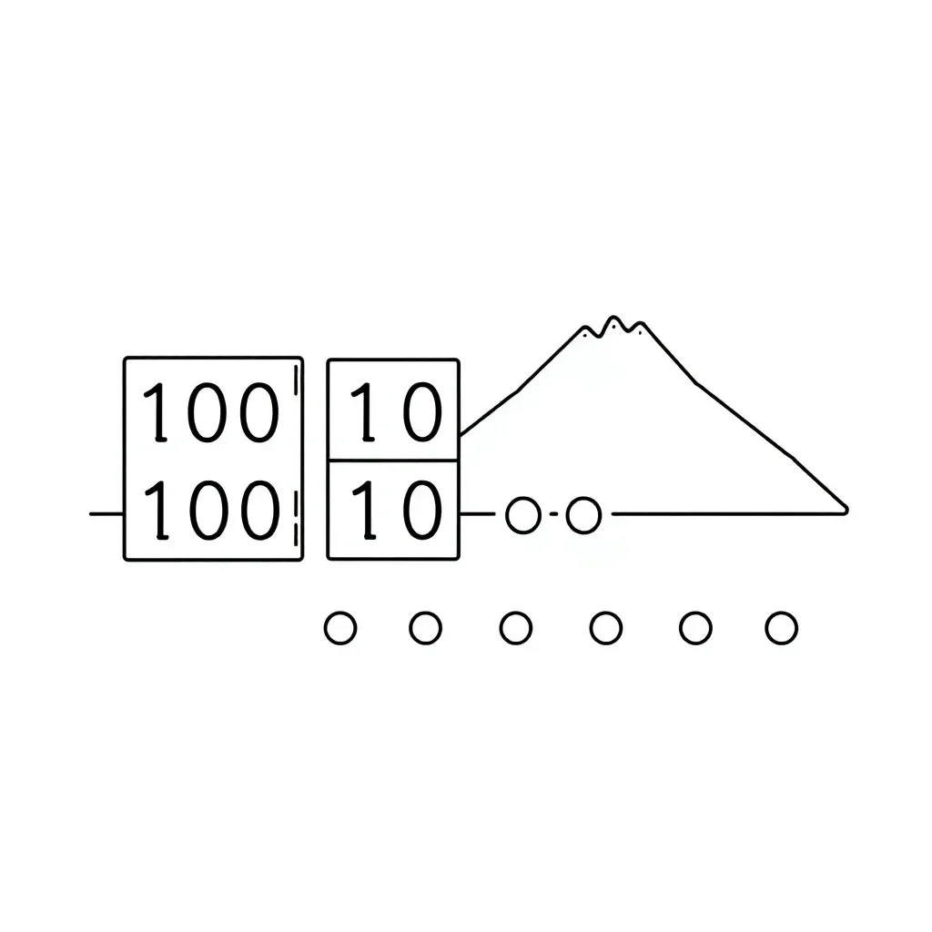 Place value blocks illustration