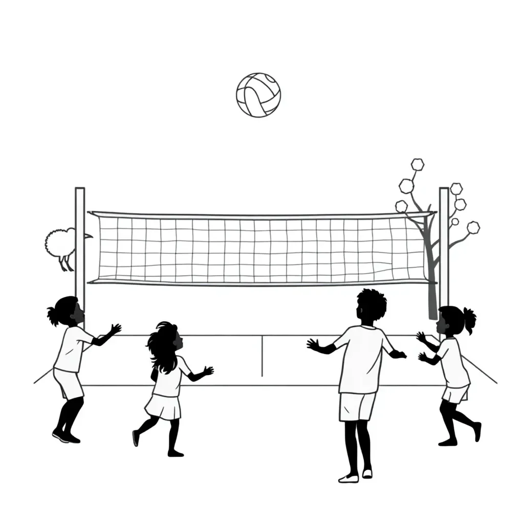 Volleyball illustration