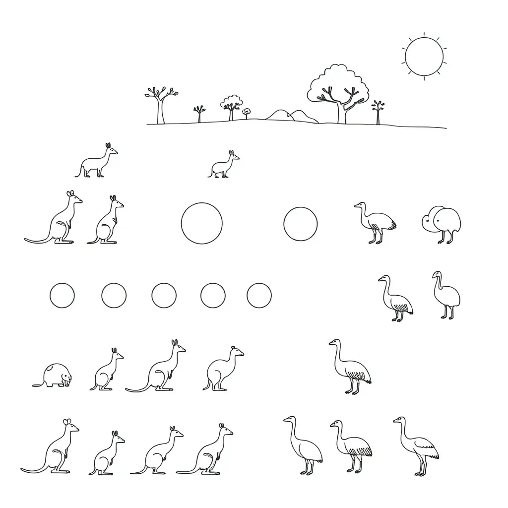 Groups of objects illustration