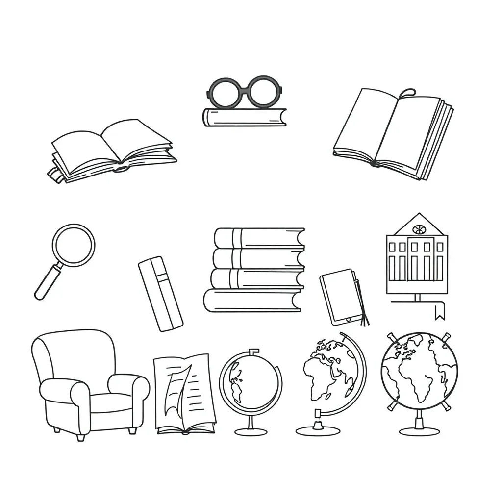 Children reading different materials