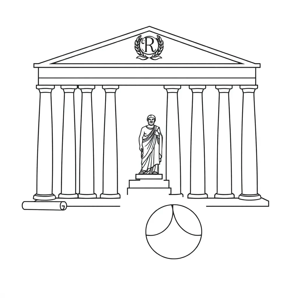 Ancient Roman leaders illustration