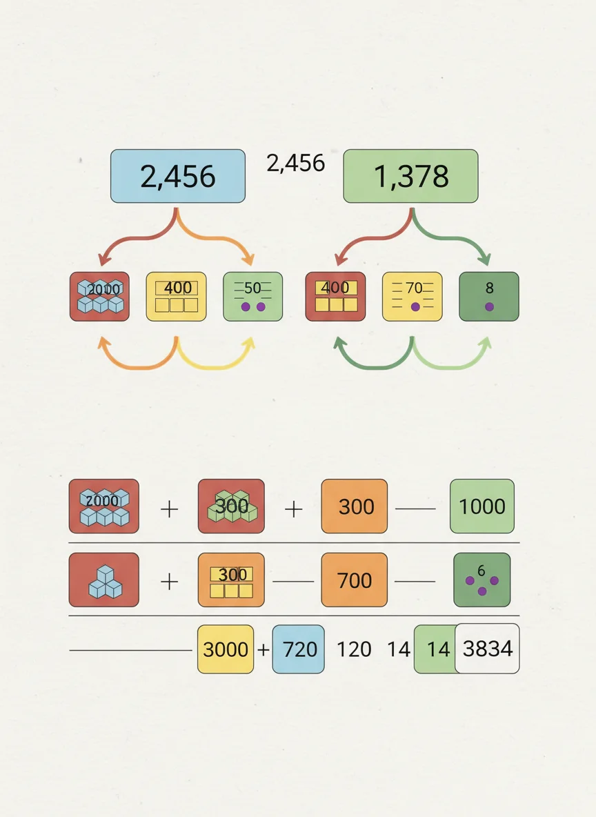 Adding and Subtracting Large Numbers