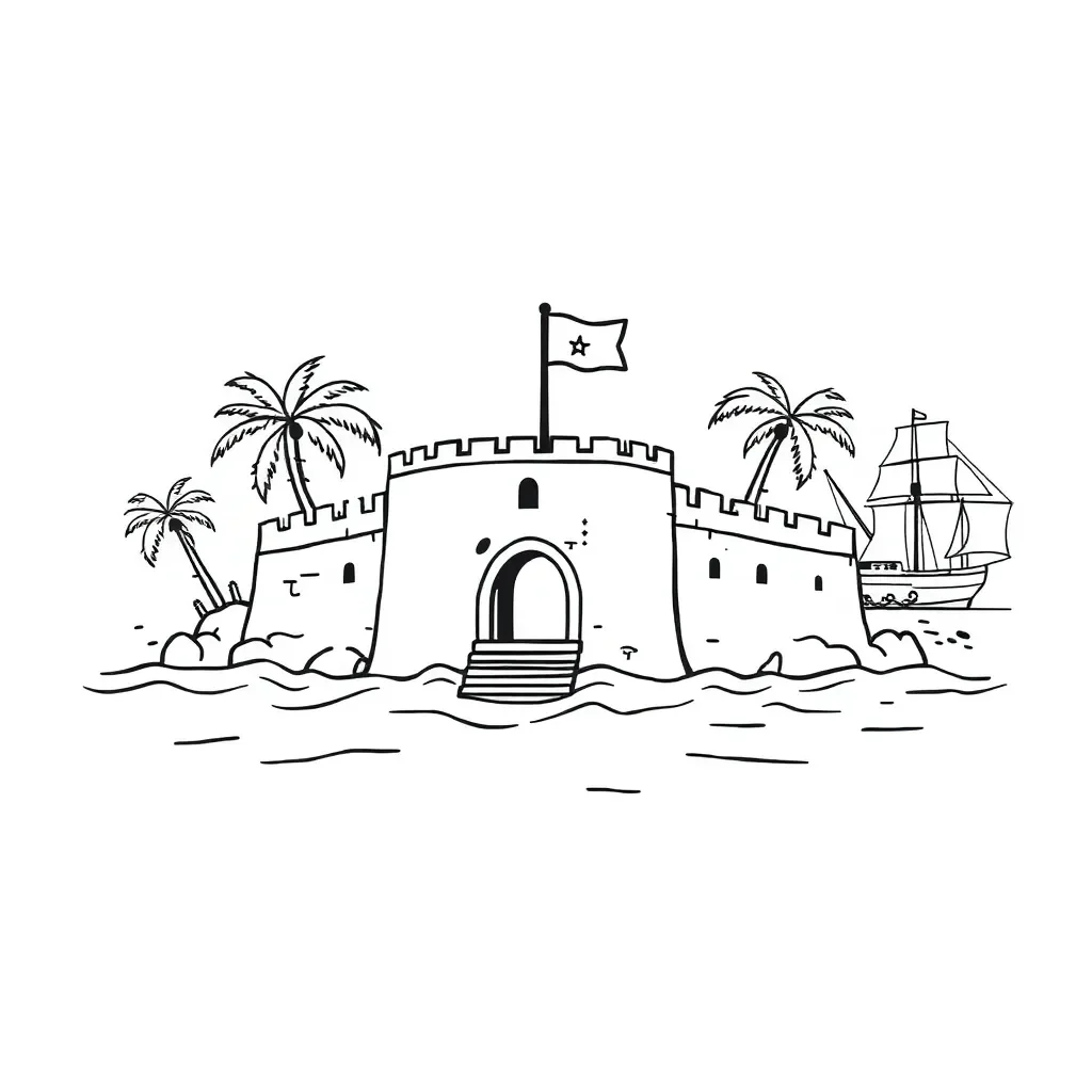 Fort Morgan historic fortress