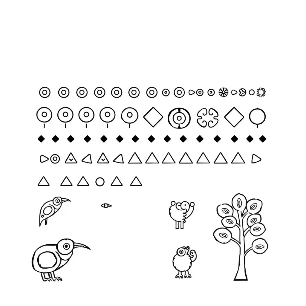 Growing patterns illustration