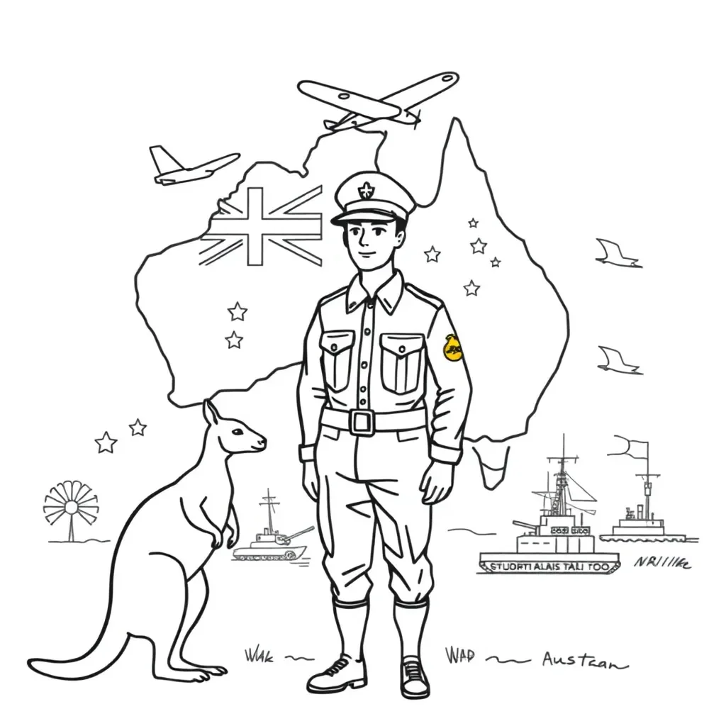 WWII Europe map illustration