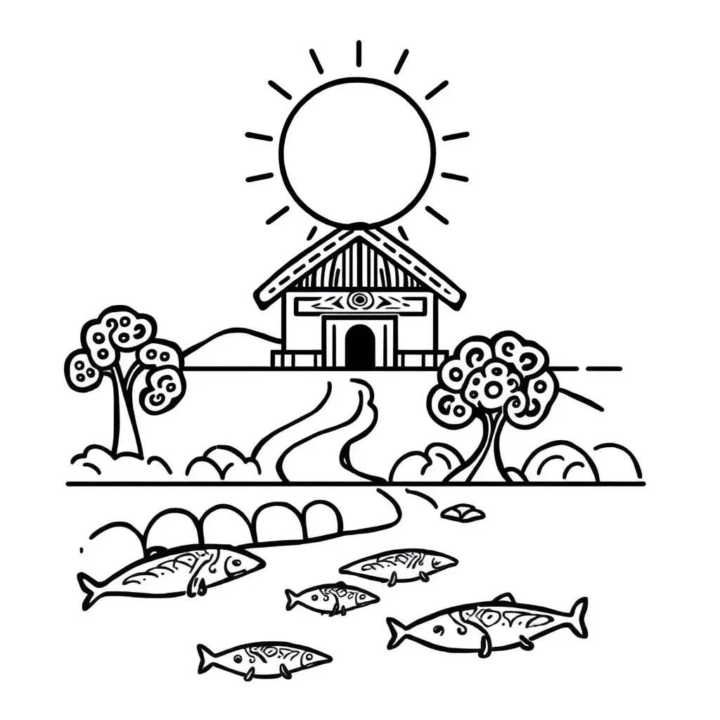 Worksheet illustration
